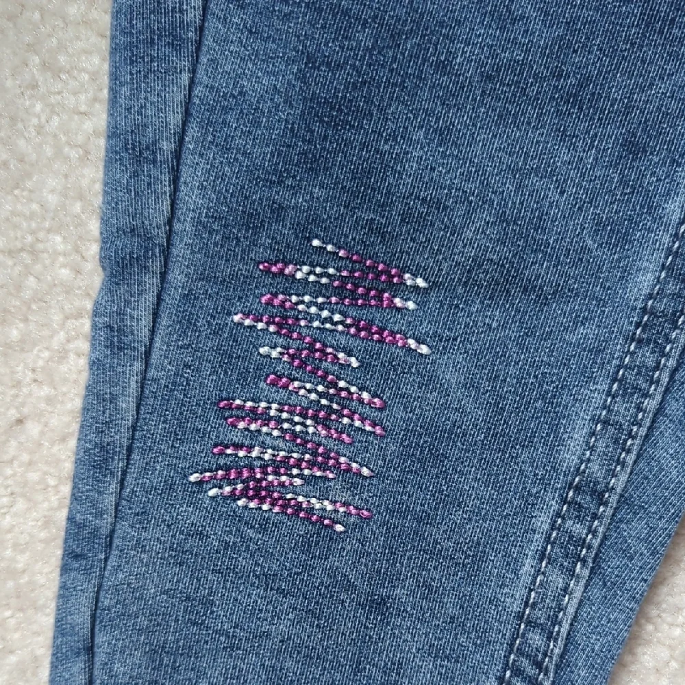 3 For $30 SO Rib Waist Jegging with Pink Accents